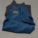 KYEESE 2Pack Dog Sweater Warm Dogs Clothes Pets Sweatshirt Soft Turtleneck Small Pets Sweaters Pet Coats Stretchy Dog Sweaters for Small Dogs Male (Large (12-18lbs), 2# Stripe+Navyblue)