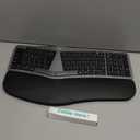 Nulea RT05 Wireless Ergonomic Keyboard, Split Keyboard with Wrist Rest, USB-C Charging, 7-Color Backlight, Natural Typing, Bluetooth and USB Connectivity, Compatible with Windows,Mac