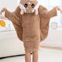 DELEY Girl's Robe Baby Boys Hoodie Robes Toddler Bathrobes for Kids Pajamas Sleepwear (11-12 Years)