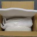 DOWAN 9.75" Pasta Bowls Set of 4 with Embossed Reactive Glaze, 56oz Large Shallow White Ceramic Salad Bowls, Wide Dinner Bowls for Pasta, Soup & Stew, Microwave & Dishwasher Safe, Housewarming Gift