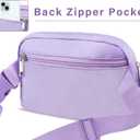 Janhavi Fanny Packs for Girls,Fanny Pack Letter,Personalized Gifts for Women, Girl, Wife, Mother-in-Law, Mini Waist Pack with Adjustable Strap for gift ideas, Birthday Gift, s,-Lavender P