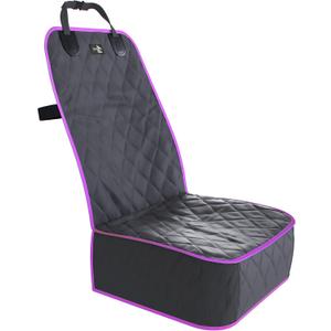 Active Pets Dog Car Seat Cover, Waterproof Front Seat Protector for SUV Truck Sedan, Pet Safety Travel Comfort System with Universal Fit, Pink