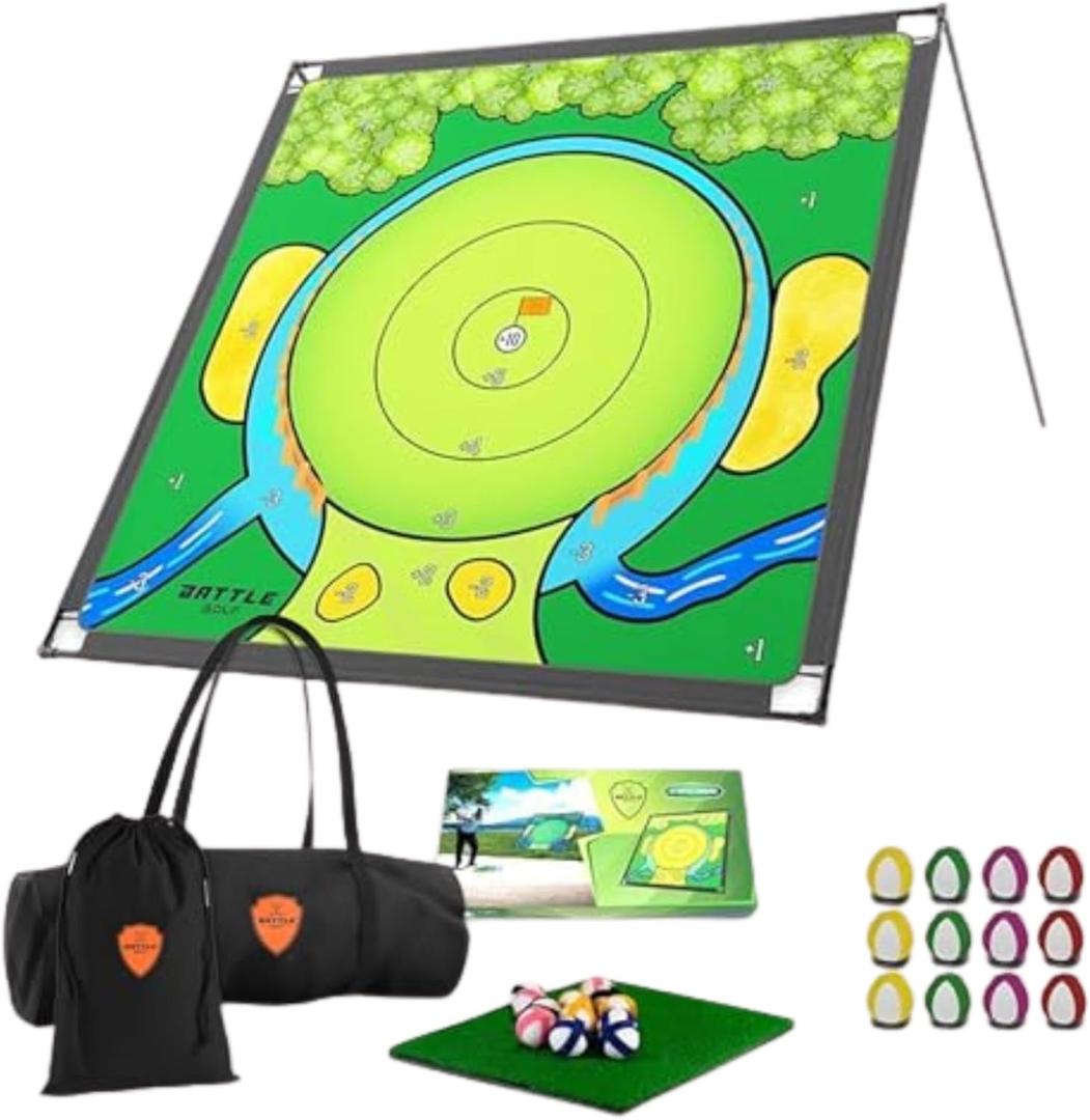 Chipping Game - The Original Portable Golf Game for Chipping Practice for Dads and Junior Golfers - Indoor and Outdoor