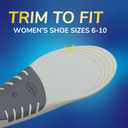 Dr. Scholls Flat Feet Support Insoles for Women, Size 6-10: Immediately Relieve Discomfort, Cradle Feet & Improve Ankle Alignment, Due to Overpronation,Low & Fallen Arches, Reduces Lower Body Stress