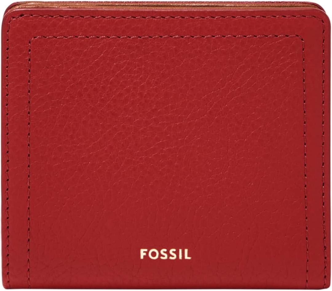 Fossil Logan Bifold Wallet (One Size, Garnet Red)