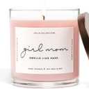 ThreeKin Scented Candles for Girl Mom, Natural Soy Wax Candles for Home, Relaxing Aromatherapy for Moms, Lavender Essential Oils with a Hint of Sass, Long Lasting Candle Burns for 75 Hours