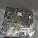 Black Sage Green Plant Dish Drying Mat for Kitchen Counter Vintage Botanic Fern Leaves Floral Dish Drainer Mats Absorbent Microfiber Dishes Pad Reusable Washable Large Dish Draining Mat 18x24 Inch