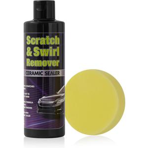 Upgraded Car Scratch Remover with Applicator Pad, add Gloss  Shine 9.2OZ