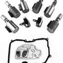 6-speed 09G Transmission Solenoid Valve set 8 pcs With Filter Gasket Kit Compatible with Beetle Jetta Rabbit Golf 2.5
