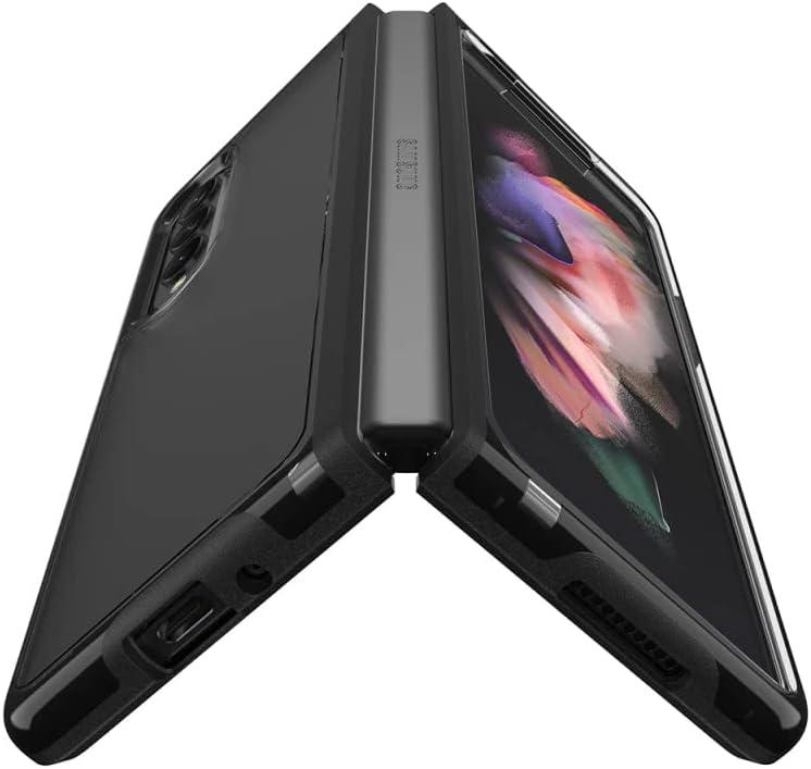 OtterBox Symmetry Series Case for Samsung Galaxy Z Fold3 5G (ONLY, NOT Flip3) Non-Retail Packaging - Black/Clear OtterBox Symmetry Series Case for Samsung Galaxy Z Fold3 5G (ONLY, NOT Flip3) Non-Retail Packaging - Black/Clear
