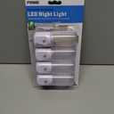 Prime Wire & Cable NLAE334P Automatic White LED Night Light - Pack of 4