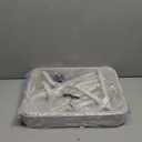 MIOCASA 3-Tier Metal Utility Rolling Cart, Heavy Duty Multifunction Cart with Lockable Casters, Easy to Assemble, Suitable for Office, Bathroom, Kitchen, Garden