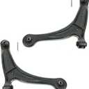 TRQ Front Lower Control Arm with Ball Joint Set Compatible with 2006-2014 Honda Ridgeline