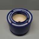 LE TAUCI Ceramic Plant Pots, 4.3+5.3+6.8 inch, Set of 3, Planters with Drainage Hole and Saucer, Indoor Flower Pot with Hole Mesh Pad, Gifts for Mom, Sapphire Blue