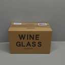 C CREST Glasses Set of 8, 12oz, Lead-free, Clear, Durable Glassware