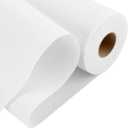 KEILEOHO 16.5 Inch x 10 Yards Iron-On Fusible Fleece Interfacing, White Medium Weight One-Sided Loft Iron On Fusible Fleece, Sewing Interfacing Fabric for Home Sewing and Crafting