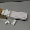 Delamu Cord Hider, 157in Wire Covers for Cords on Wall, Premium Cable Hider Cord Covers for Wires, Cable Management Wire Hiders for TV, Cable Raceway Kit, W0.95 H0.55in, White