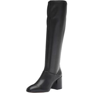 Franco Sarto Womens Tribute Knee High Heeled Boot (Black)