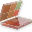 Revolution Everything Base Face Icon Complexion Palette, Multi-Use Cream Contour, Concealer, Corrector, Highlighter & Blush Kit, Vegan & Cruelty-Free, Medium