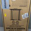 Regalo Safety 29-38.5" Baby Gate for Doorways & Bottom of Stairs, Pressure Mounted Baby Gate with Door for Babies, Toddlers & Pets, Tested & Safe for 30 Years, American Designed, American Owned, White