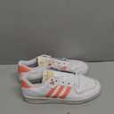 Adidas Womens Rivalry LowSneaker (8.5, White/Coral Fusion/Gold Metallic)