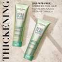 L'Oreal Paris Thickening Sulfate Free Shampoo and Conditioner, Thickens + Strengthens Thin, Fragile Hair, EverPure, 1 Hair Care Kit