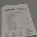 Pauuooa 120 Pack Clear Sheet Protectors 8.511 Inch, Plastic Page Sleeves for 3 Ring Binder, Transparent Letter Size Document Covers, Top Loading, for Paper Documents, Home, School and Office Use