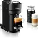 Nespresso Vertuo Next Premium Coffee and Espresso Maker by Breville with Aeroccino Milk Frother (Black)