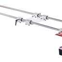 Upgraded Router Sled for Flattening Slabs, 3 Axis Adjustable, Portable and Easy to Adjust Slab Flattening Jig with 60 inches, Trimming Planing Machine for Wood Flattening, DIY Woodworking Router Sled