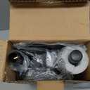 Kitsure Toilet Paper Holder Free Standing  Rustproof Metal Toilet Paper Stand for 4 Rolls with Anti-Slip Base and Shelf for Phone & Small Items, Bathroom Organizers and Storage, Medium, Black (Medium - 1 Pack)