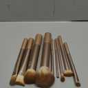 Real Techniques 9 Piece Au Naturale Makeup Brush Set, For Liquid, Cream, & Powder Eyeshadow, Foundation, Blush, Bronzer & Contour, Travel Friendly Brushes, Gift Set, Cruelty-Free Bristles