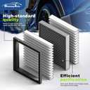 Engine & Cabin Air Filter for Honda Civic 2016-2026 2.0L, HR-V 2023-2026 HRV 2.0L (Not Fit Civic Hatchback) Air filter for Car Replacement CF11182 CA12051 Automotive Accessories- 2 Pack