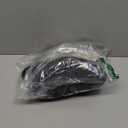 Tisancy 4 Pcs Rhinestone Bustier Top Costume Women's Push up Crop Top Diamond Belt Chauffeur Hat Earrings Hoop XS