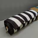 SUNCREAT Double Quilted Hammock, Black Stripes