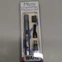 Wahl Micro Groomsman Battery Personal Trimmer for Hygienic Grooming with Rinseable, Interchangeable Heads for Eyebrows, Neckline, Nose, Ears, & Other Detailing - 05640-600