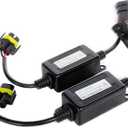 SOCAL-LED LIGHTING H11 H8 5202 LED Decoder Upgraded Strong Canbus Error Code Warning Canceller Anti Flicker Relay Adapter, Pack of 2
