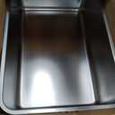 Kirecoo Stainless Steel Cat Litter Box XXL- Metal High Sided Cat Pan, Large Stainless Steel Box, Indoor Litter Tray, Non-Stick, No Smell, Easy to Clean, Pet Toilet Supplies for Kitten, Kitty, Rabbit