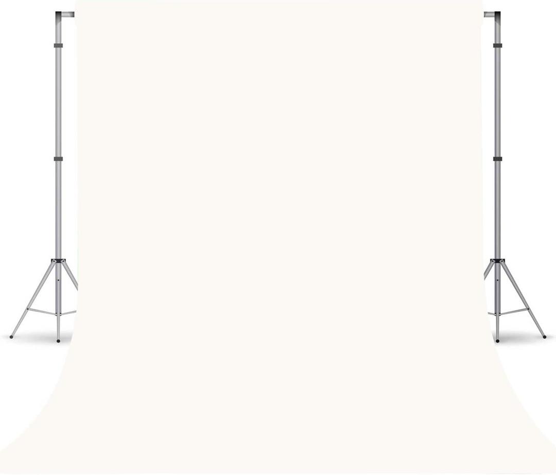 Ivory Photography Backdrop for Photoshoot, Photo Backdrop Curtain, Perfect Ivory Backdrops for Party Portrait Photoshoots Video Studio 10FTx10FT
