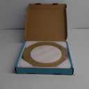 MAONAME 13" Gold Charger Plates Set of 6, Round Charger for Dinner Plates, Plate Chargers with Beaded Rim, Plastic Table Chargers for Wedding, Party