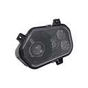 2Pcs Black LED Headlight Kit High/Low Beam for Polaris Sportsman Ranger RZR XP 900 ATV Off Road Headlamps