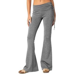 SVALIY Womens Flare Leggings Yoga Pants Women Fold Over Bootcut Lounge Workout Pant Size XS 32