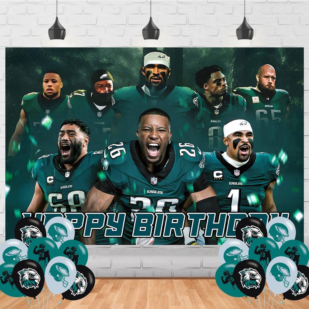 Soccer Birthday Party Supplies Backdrop 5x3 Football Happy Birthday Background Photography Soccer Party Decorations Banner Photo Booth Props