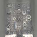 510PCS Crush Washer Oil Drain Plug,18 Sizes Aluminum Oil Drain Plug Gasket Assortment,Automotive Engine Crush Washers (M6 M8 M10 M12 M14 M16 M18 M20 M22 M24)