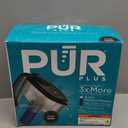 PUR Plus 7-Cup Water Filter Pitcher, Cleaner, Great-Tasting Water, Dishwasher Safe, Powerful, Lead-Reducing Filtration, LockFit Cap Design, Smoke