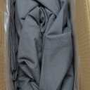 Geniospin Full Comforter Set - 7 Pieces Comforter Full Size, Solid Bedding Sets for All Season, Textured Bed in a Bag with Flat Sheet and Fitted Sheet, Pillowcases and Shams (Grey, 80''x90'')