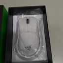 Razer DeathAdder V3 Pro Wireless Gaming Mouse: 64g Lightweight Ergonomic - 30K DPI Optical Sensor - Gen-3 Optical Switches - 8 Programmable Controls - Up to 90 Hr Battery - White (1000 Hz)