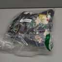 Dry Wet Drawstring Backpack with Shoe Compartment for Women Adjustable Gym Bag (Coconut Palm)