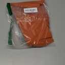 KOUFALL Burnt Orange Fall Kitchen Curtains Valances,Pumpkin Decor Sheer Window Valances for Living Room (52"W x 18"L (Pack of 1))