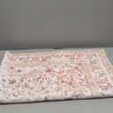 Vhong Pink Area Rugs Washable Boho Vintage Modern Neutral Large Carpet 5×7 High Traffic Rugs for Dinning Room Living Room Bedroom Girls' Room Nursery Room Non Slip