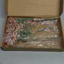 Nagobi Babys Breath Artificial Flowers Bulk 6pcs Dusty Pink Gypsophila Bouquets Real Touch Fake Babys Breath Flowers for Wedding Centerpieces Floral Arrangements Party Decor